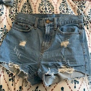 BDG high waisted jean shorts